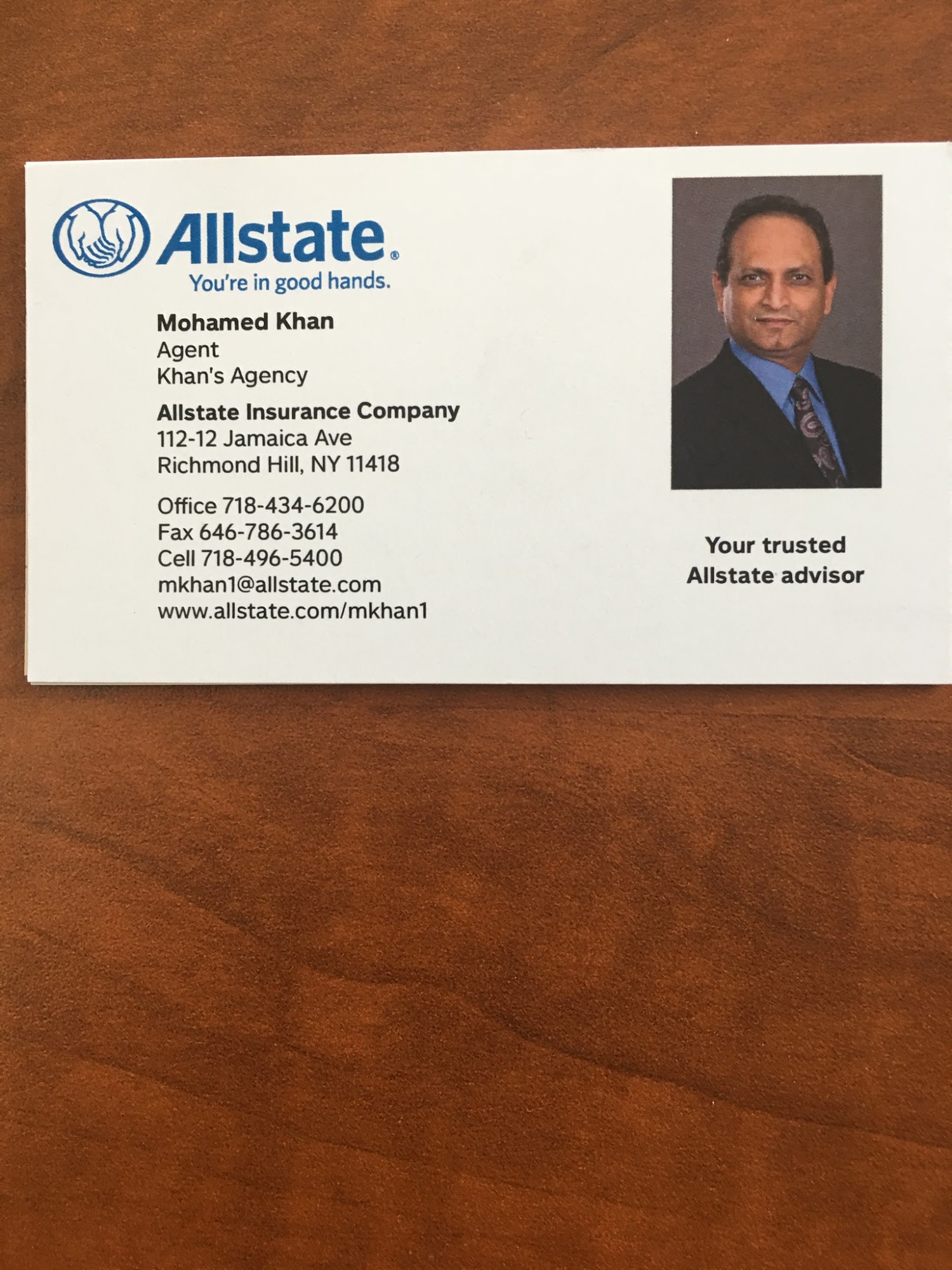 Mohamed Khan: Allstate Insurance