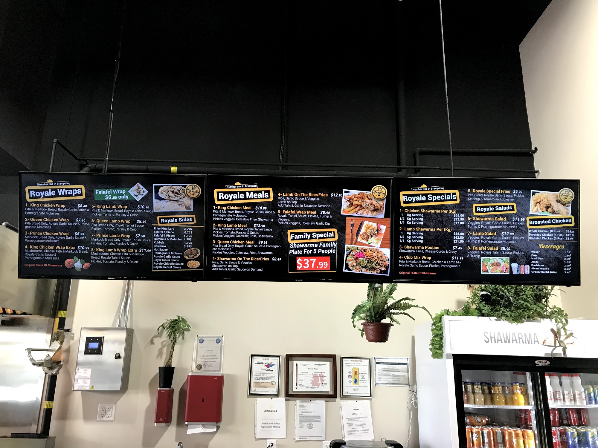 Shawarma Royale Menu