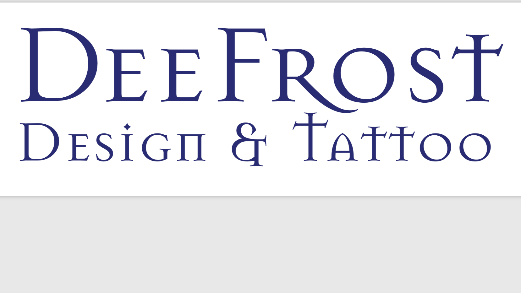 DeeFrost Design & Tattoo