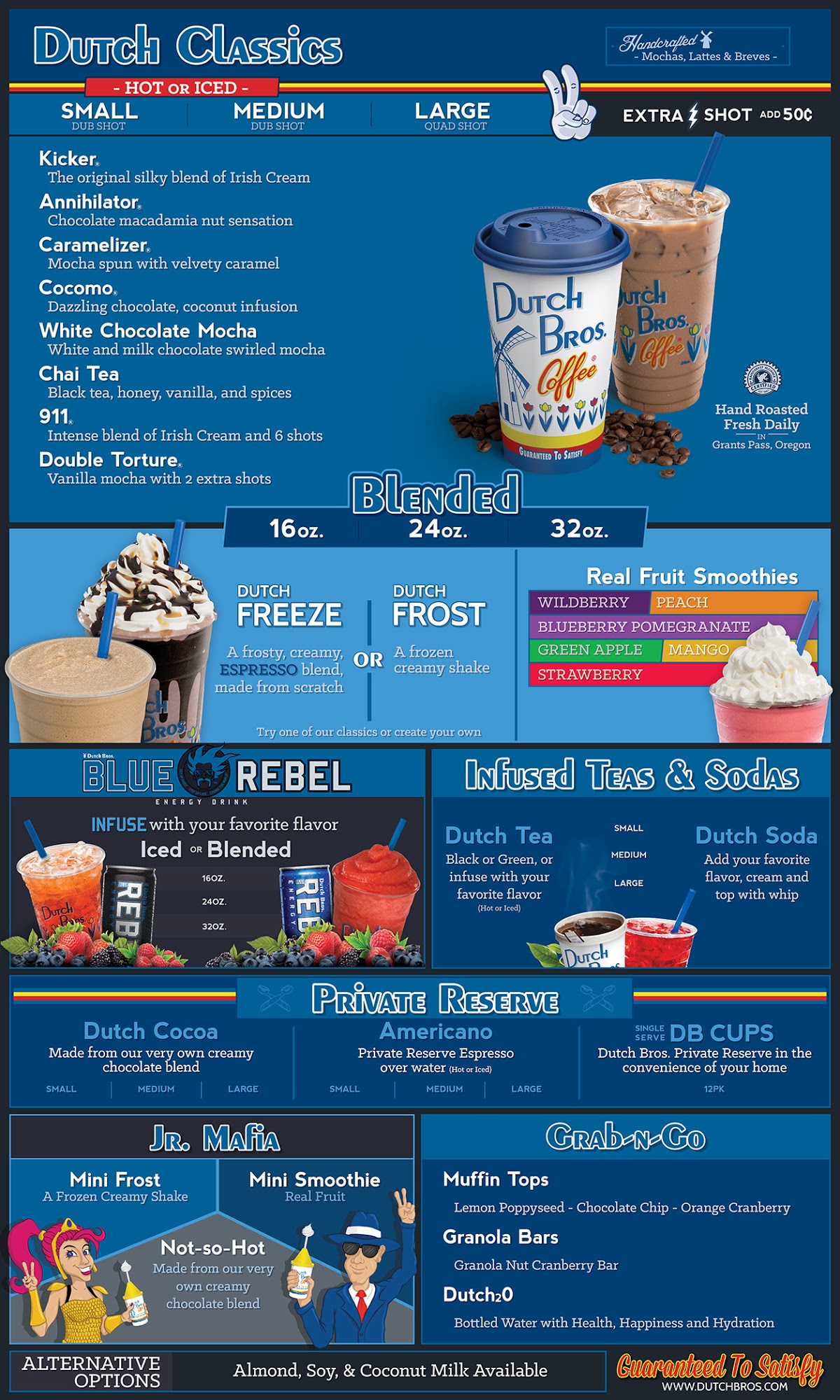 Dutch Bros Coffee Menu