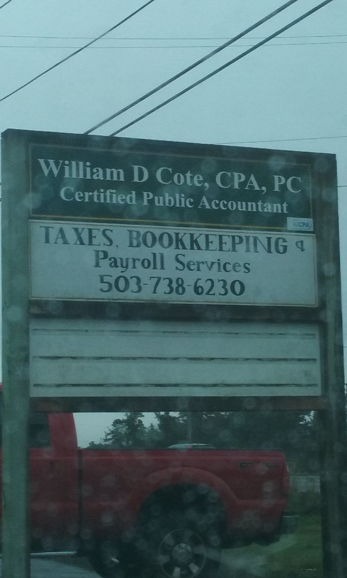 Cote William D CPA