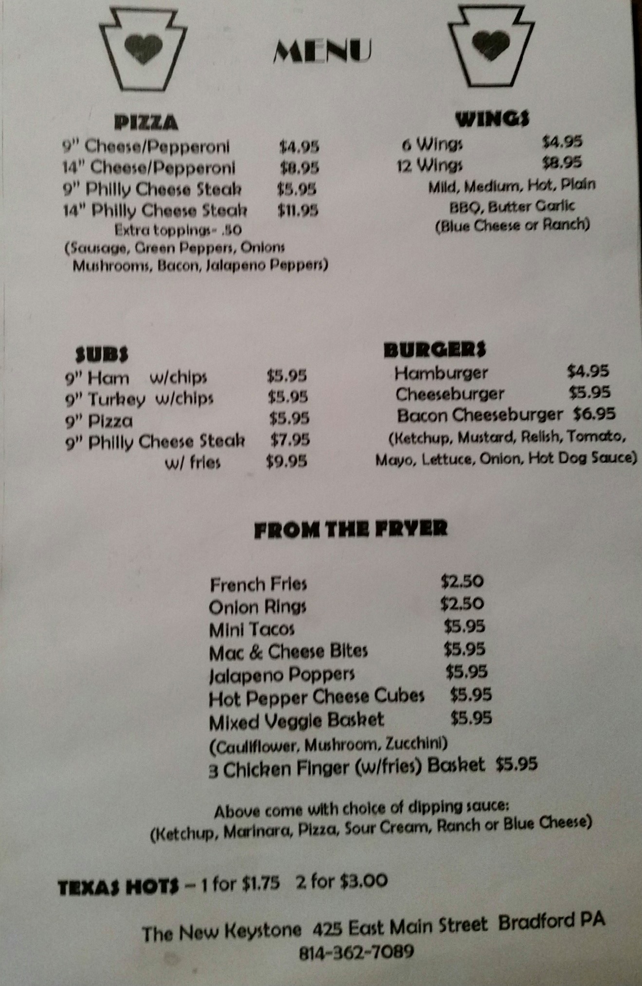 The New Keystone Menu