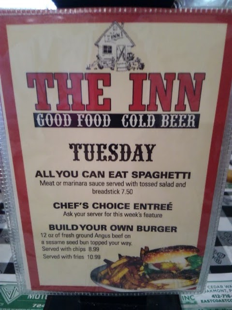 The Inn Restaurant & Bar Menu