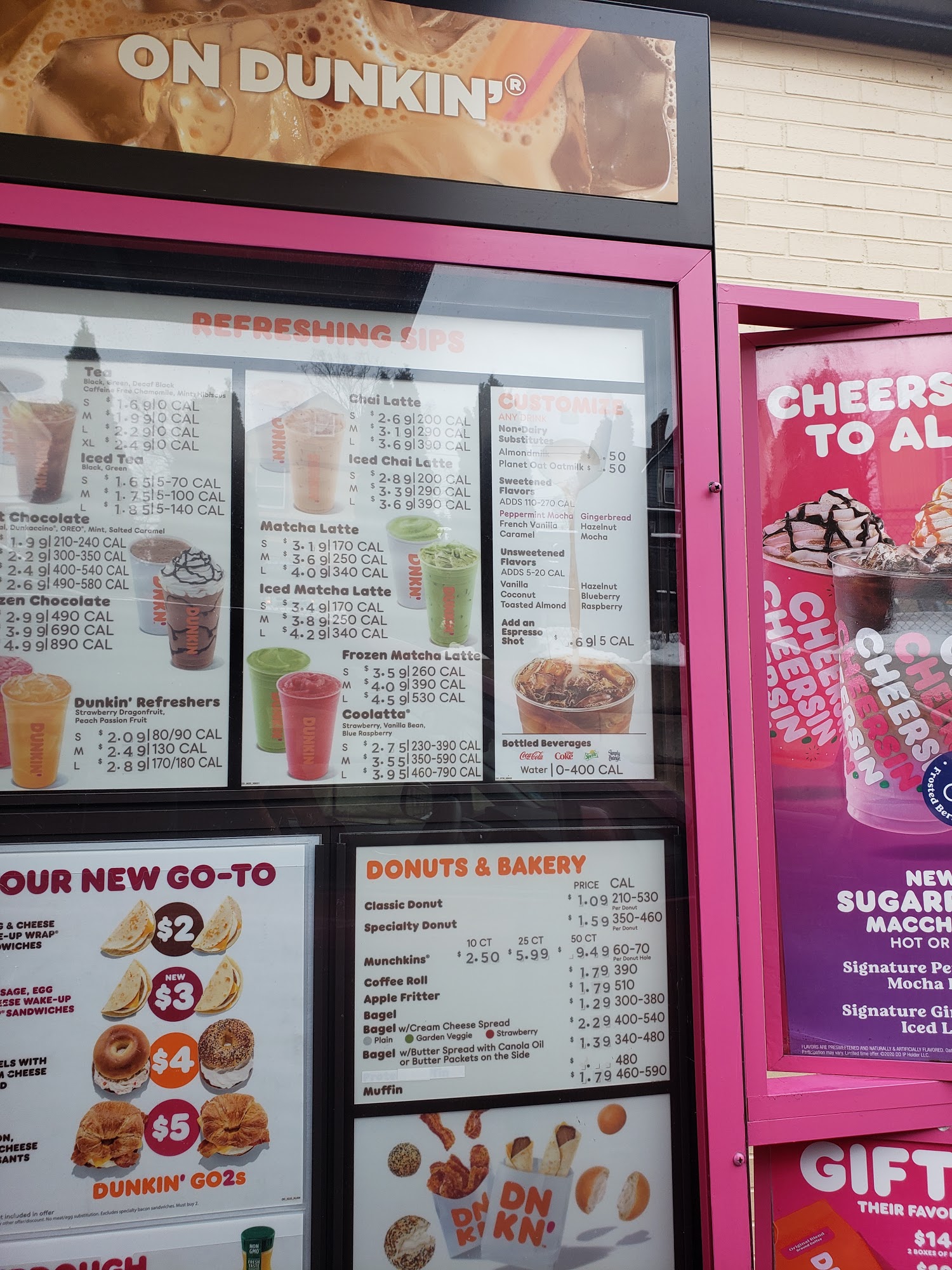 Dunkin' Menu