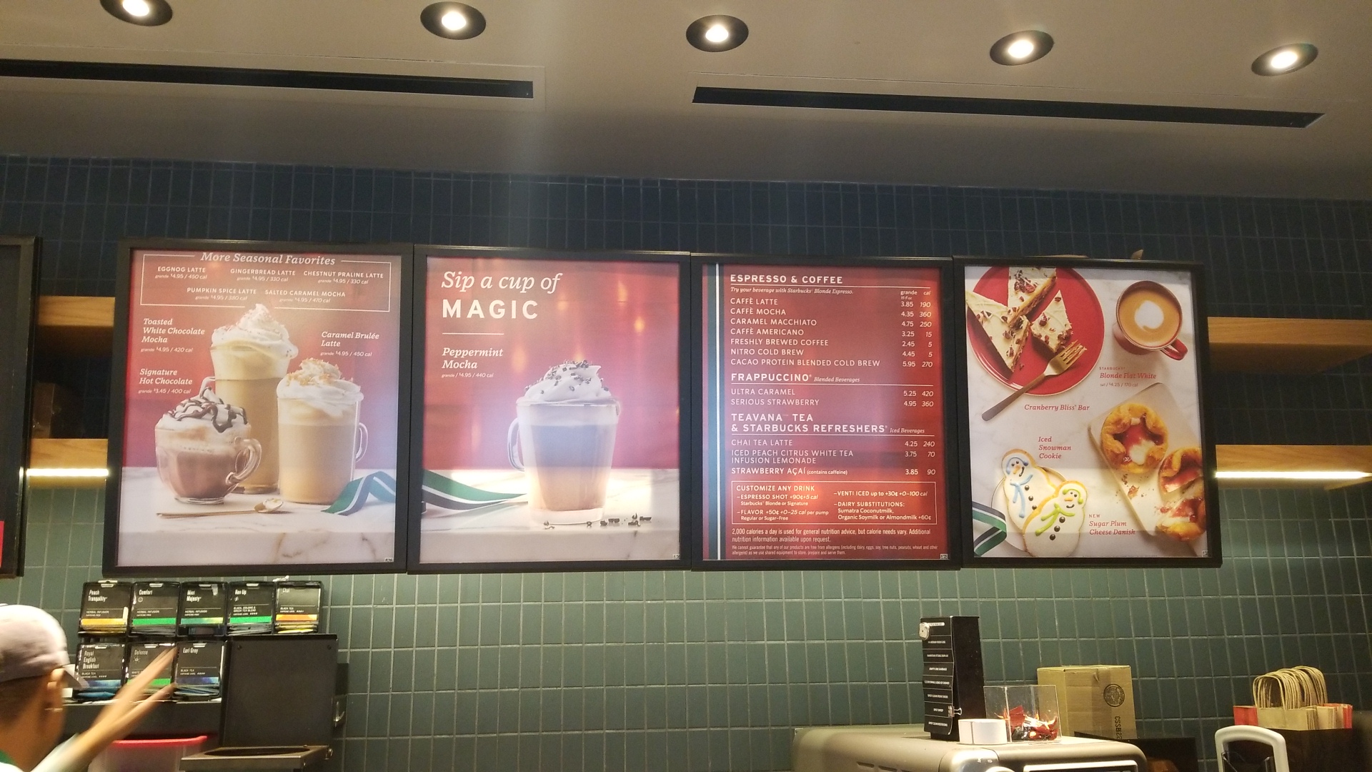 Starbucks Menu