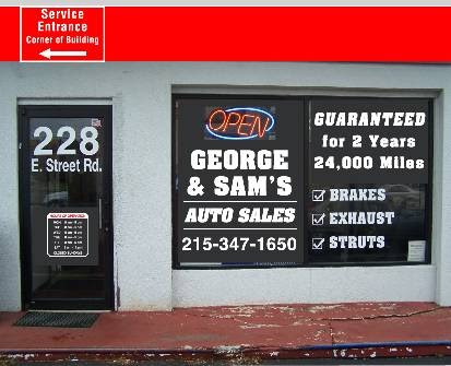 George And Sams Auto Sales