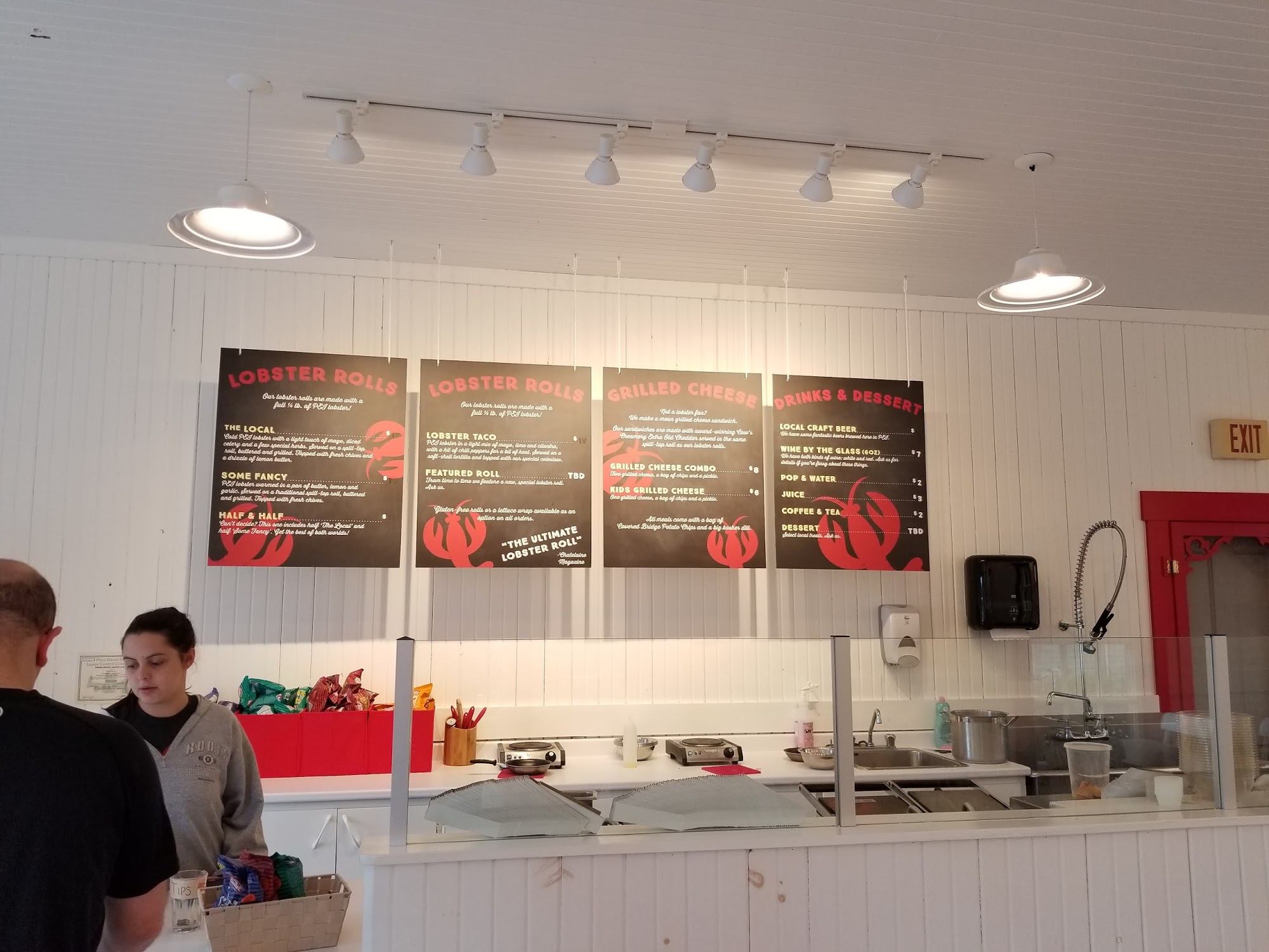 Dave's Lobster Cavendish Menu