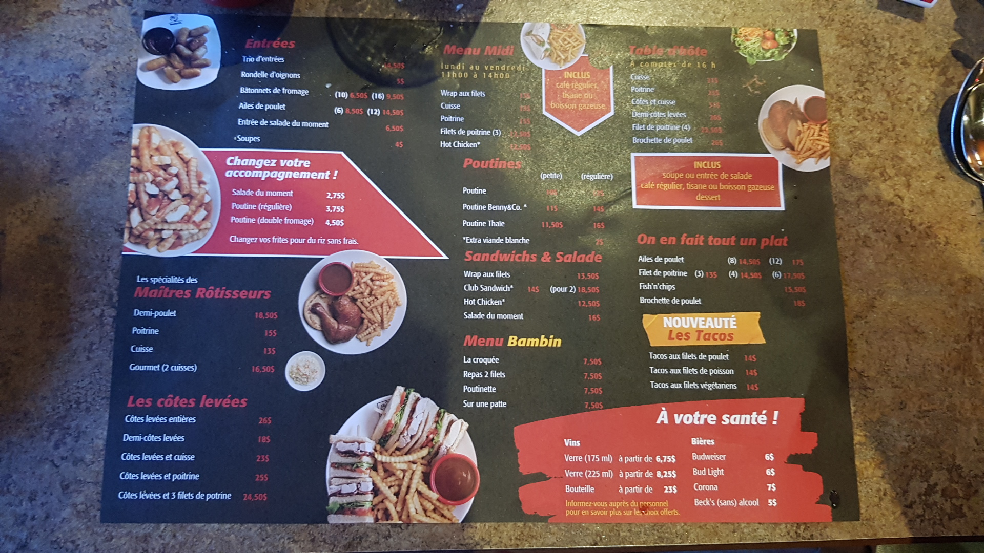 Benny&Co. Menu