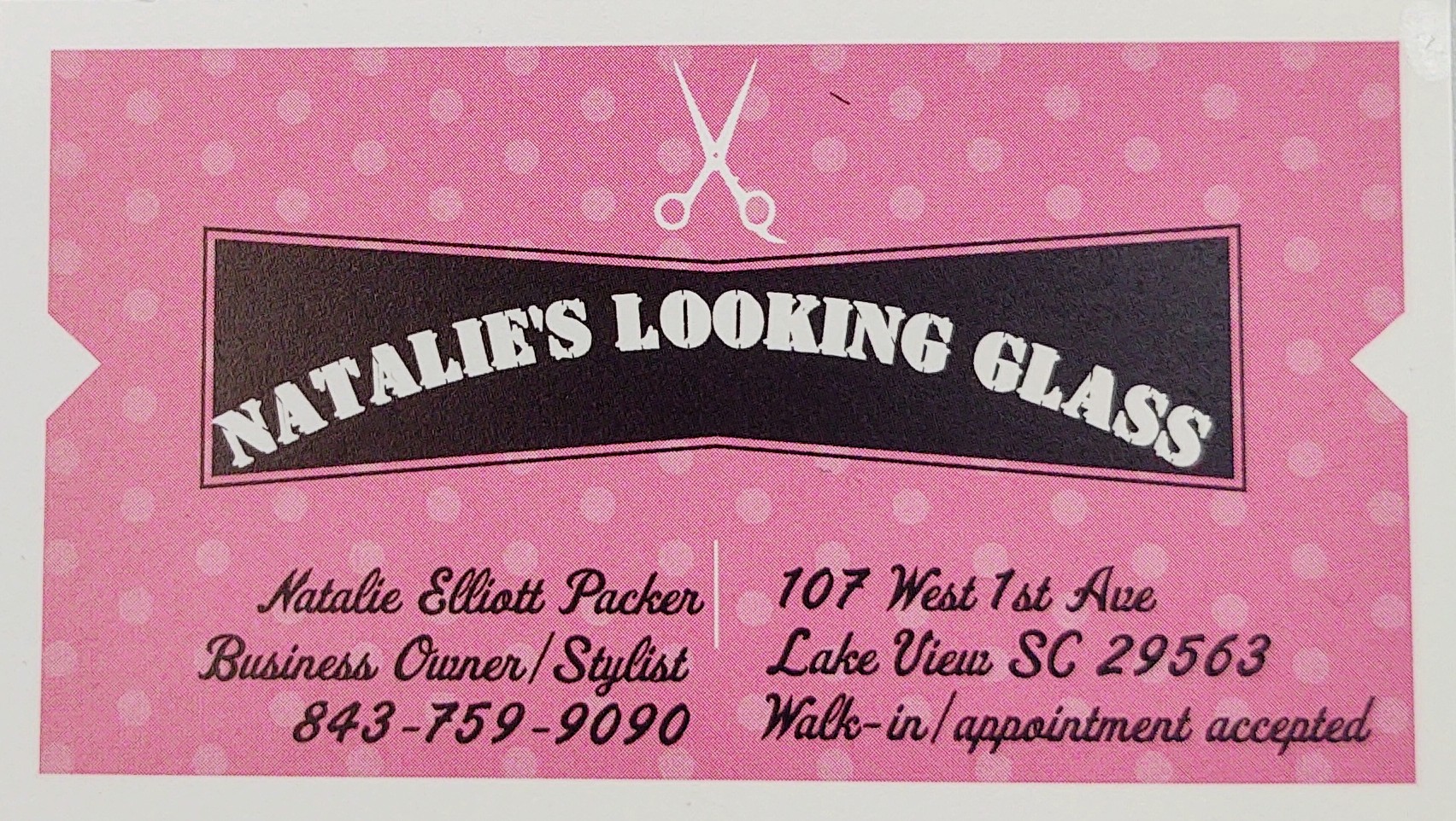 Natalie's Looking Glass 107 W 1st Ave, Lake View South Carolina 29563