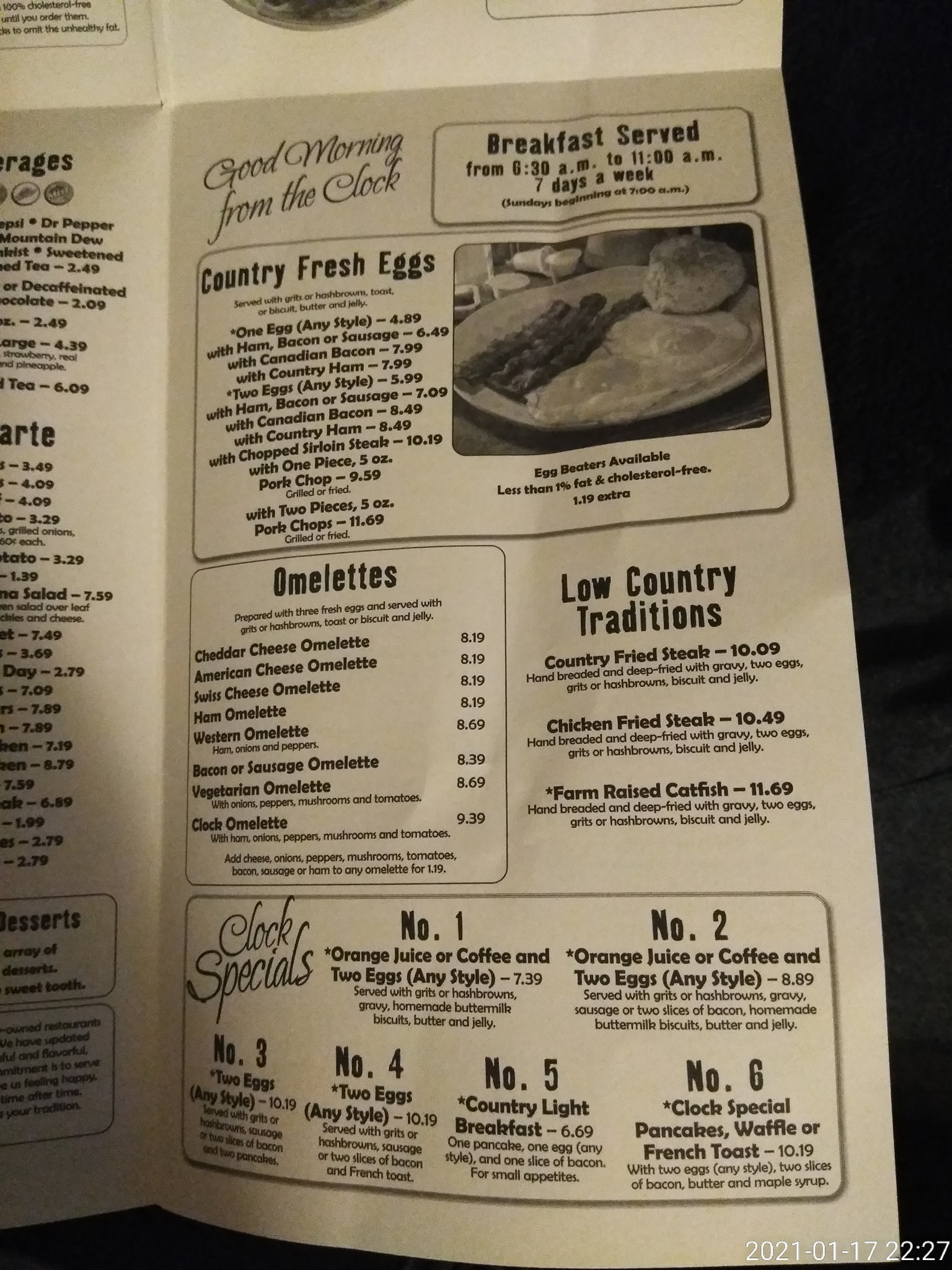 Clock of Laurens, Laurens Menu, Reviews (240), Photos (49) Restaurantji