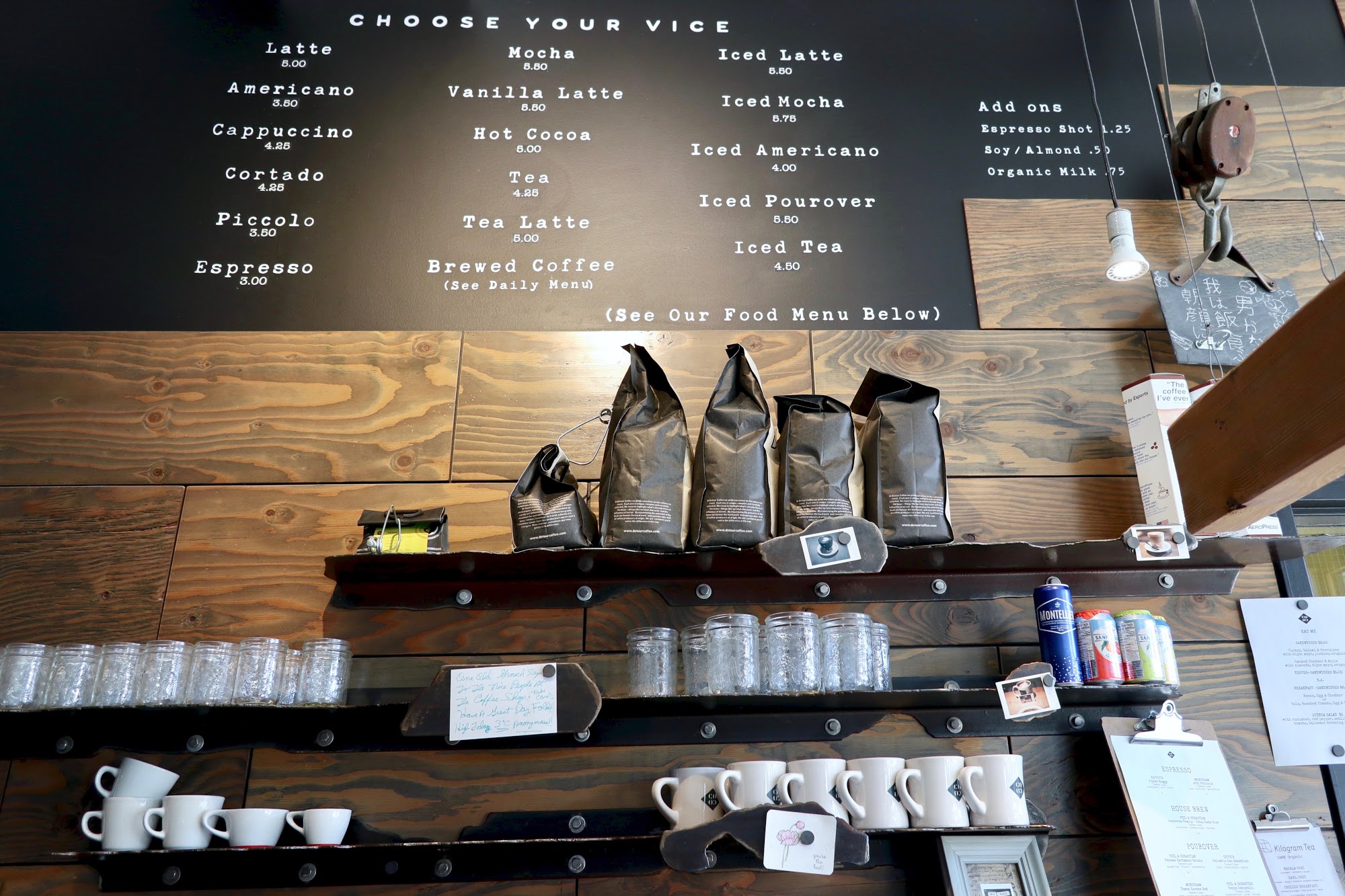 Collective Coffee Menu