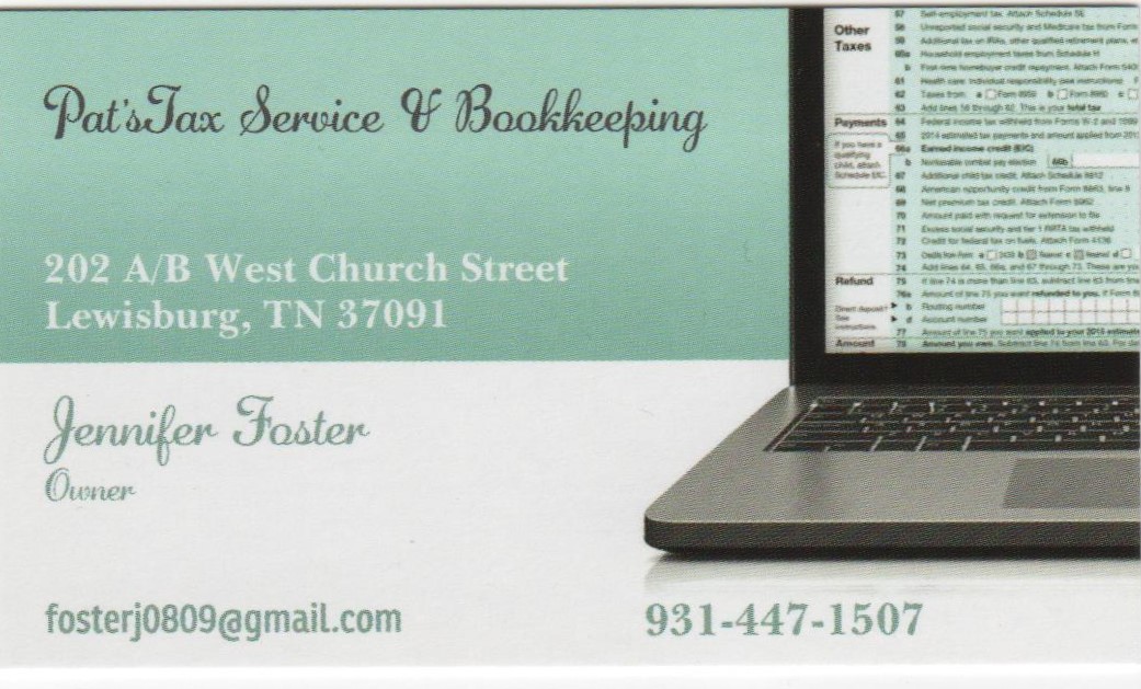 Pat's Tax Services & Bookkeeping