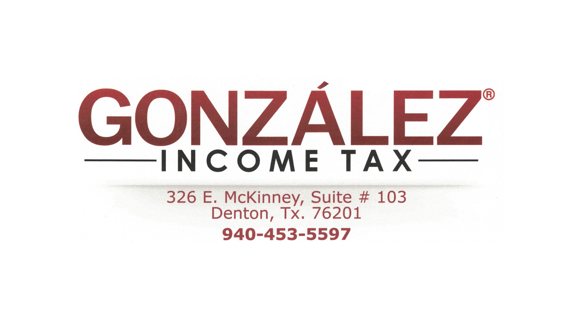 Gonzalez Income Tax