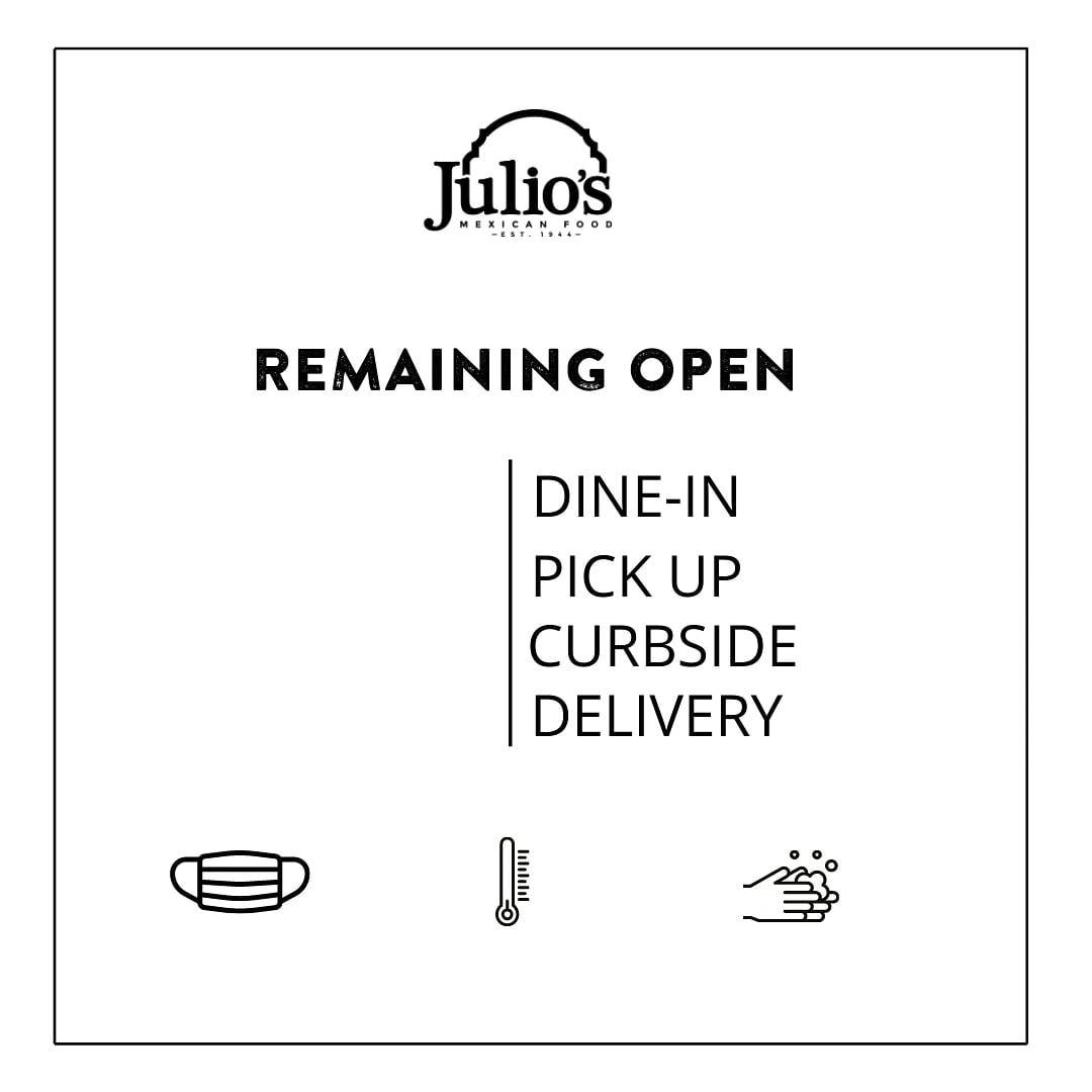 Julio's Mexican Food 8050 Gateway Blvd E, El Paso