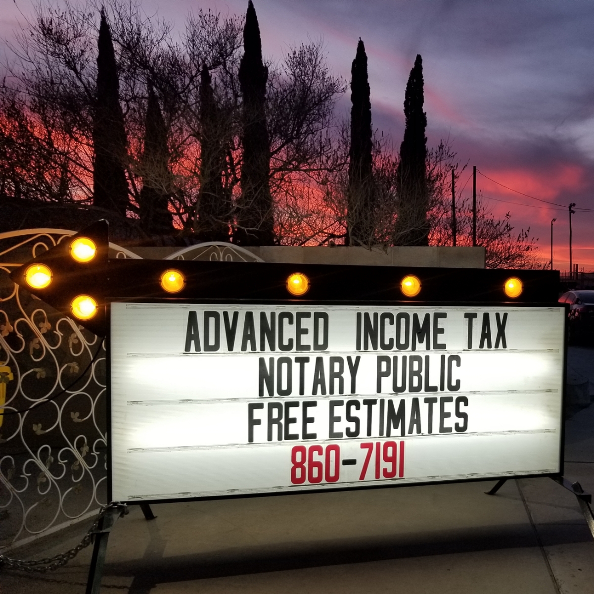 Advanced and One on One Tax Inc
