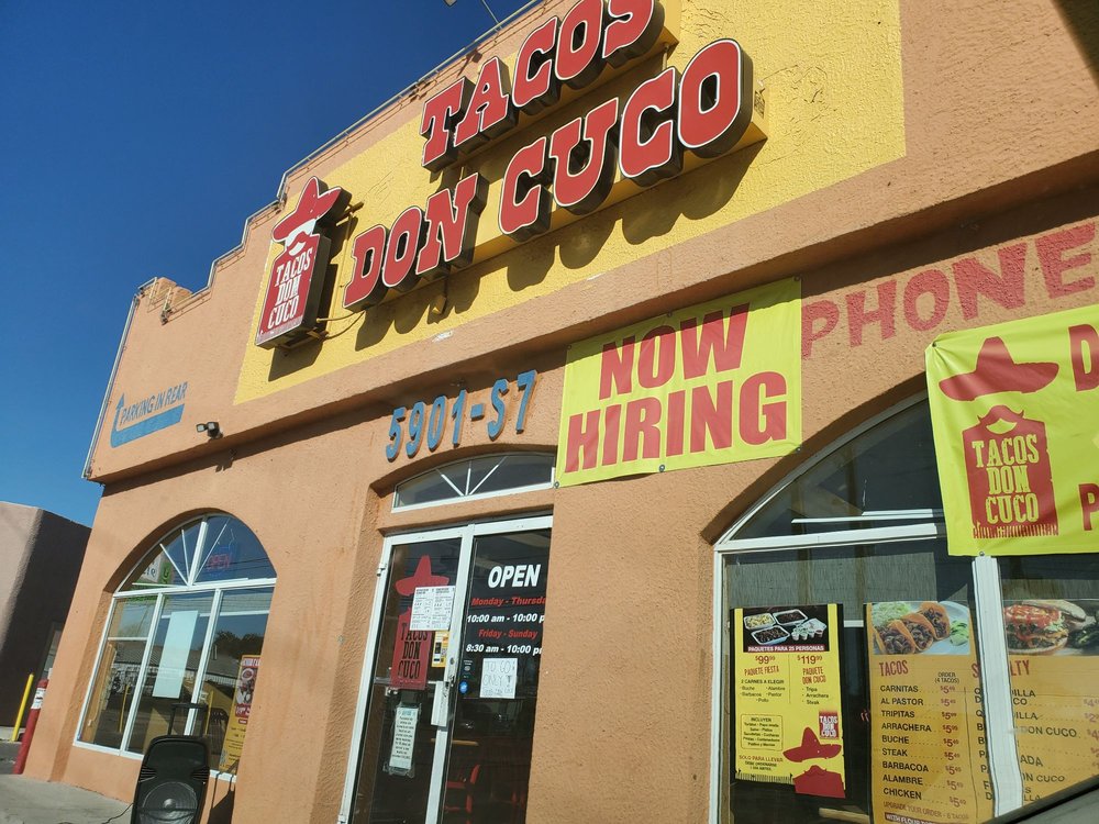 Tacos Don Cuco (Clark) 5901 Alameda Ave, El Paso