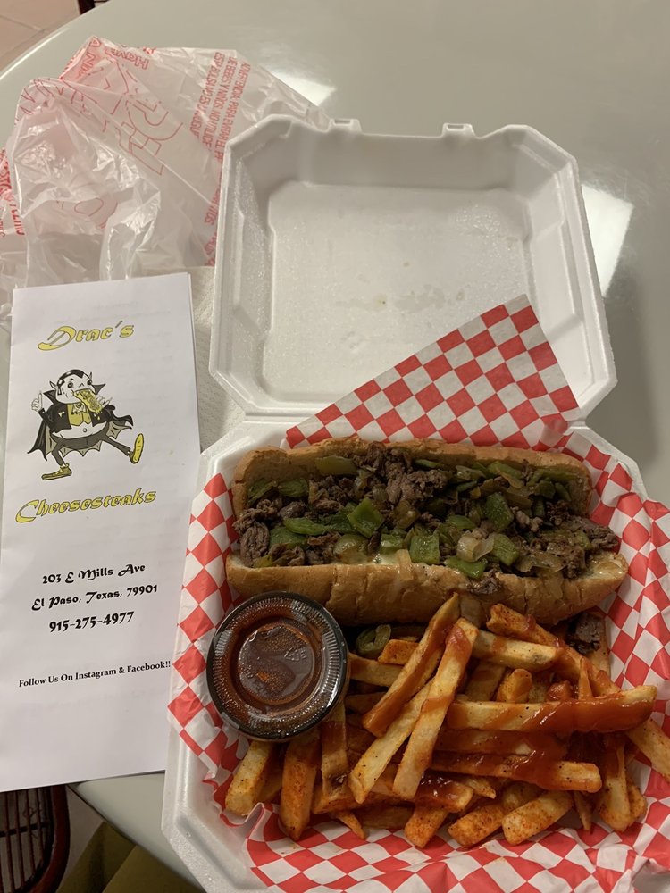 Drac’s Cheesesteaks 203 E Mills Ave, El Paso