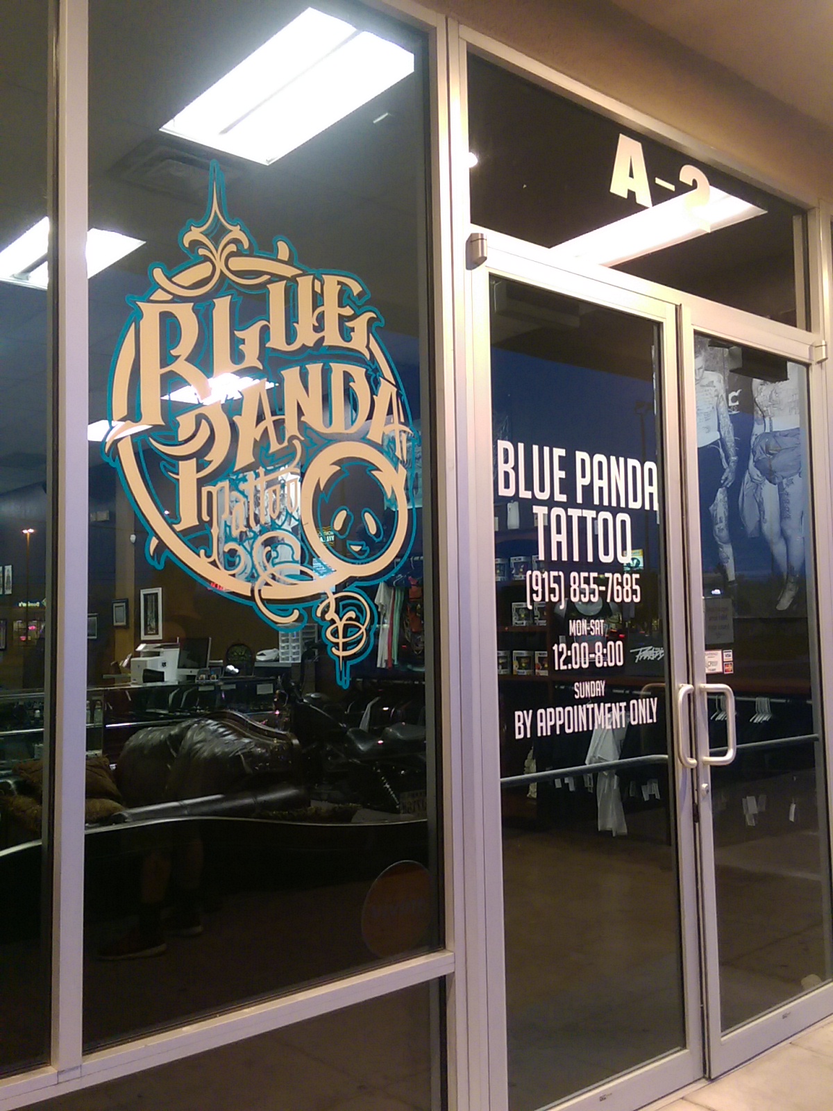 Blue Panda Tattoo
