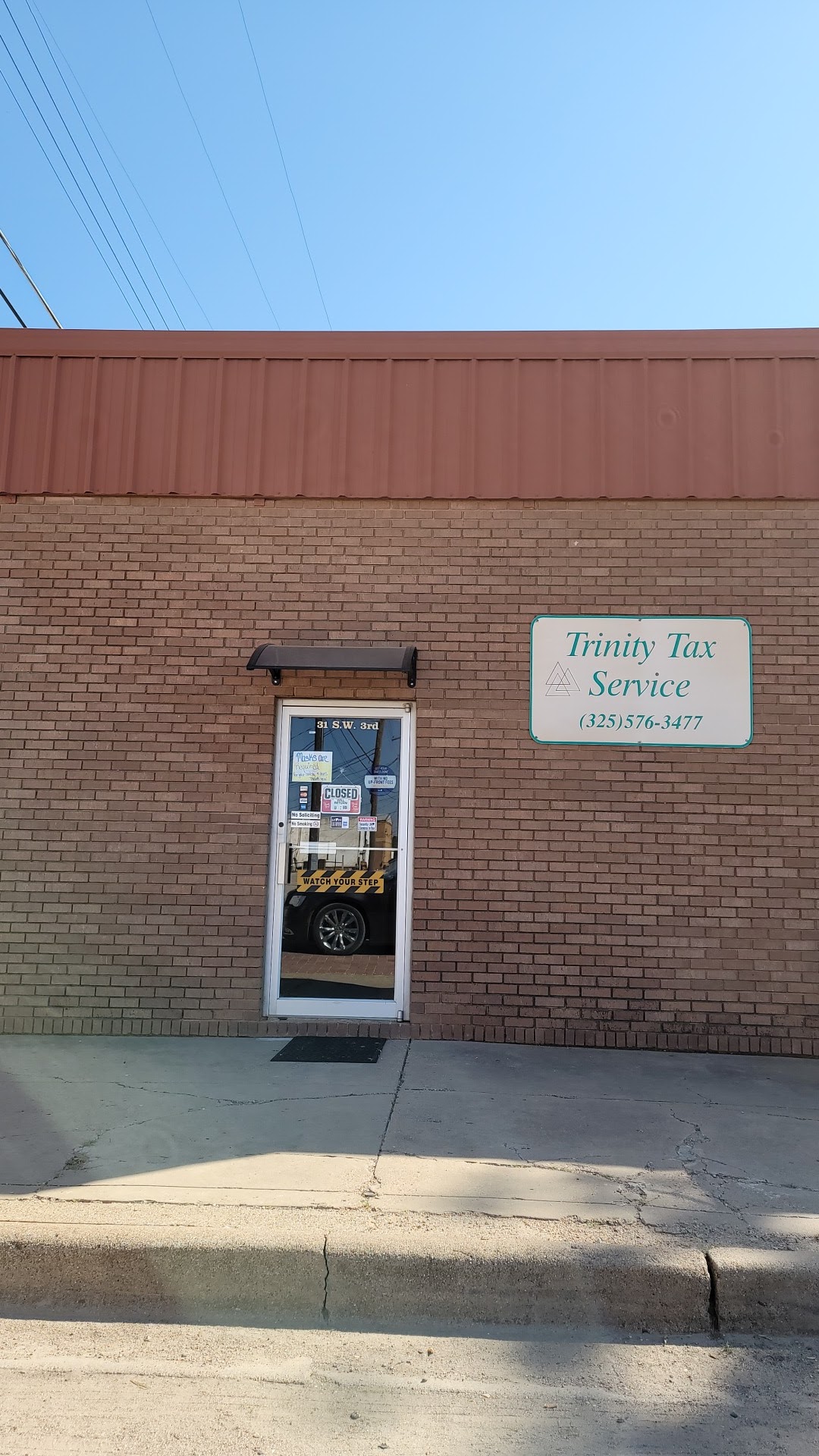 Trinity Tax Services 31 SW 3rd St, Hamlin Texas 79520