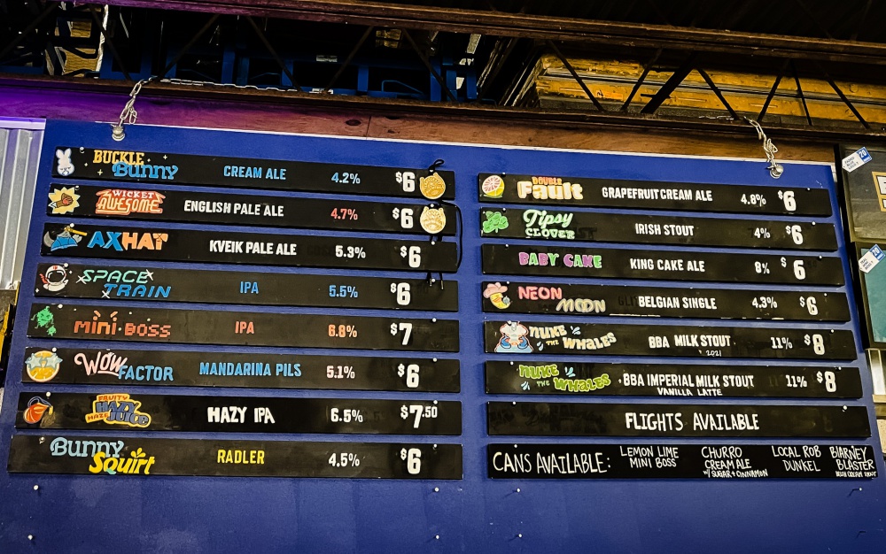 Eureka Heights Brew Co Menu