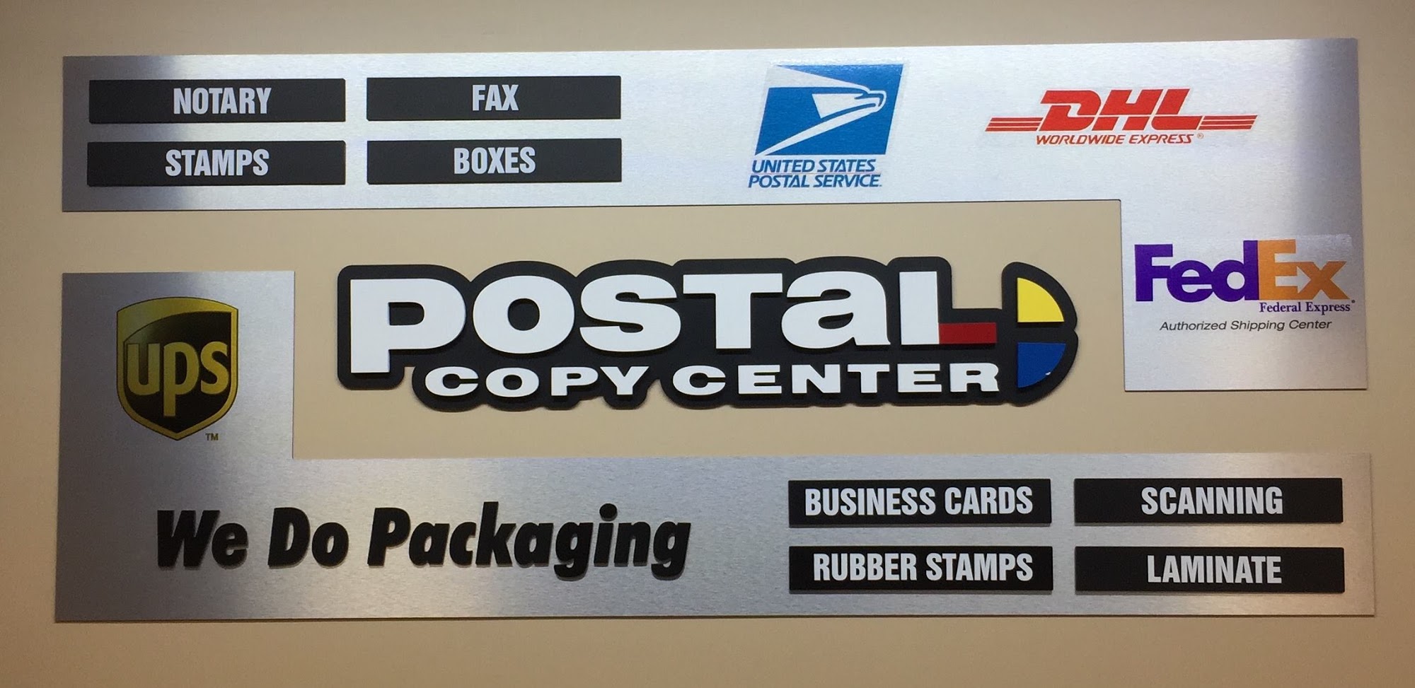 Postal Copy Center # 15(UPS,FEDEX,USPS,DHL SERVICE POINT)