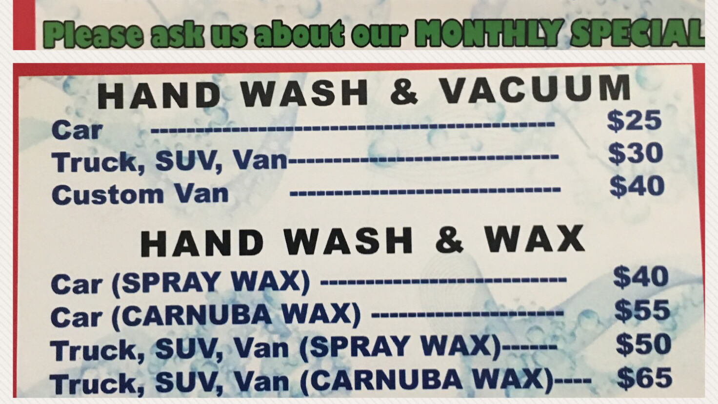 518 Hand Car Wash