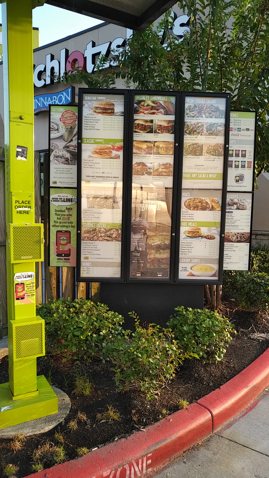 Schlotzsky's Menu