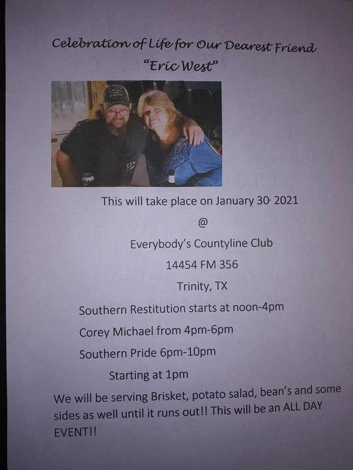 Everybody's County Line Club Menu