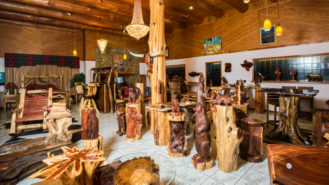 Fine Wood Carvings & Cedar Furniture
