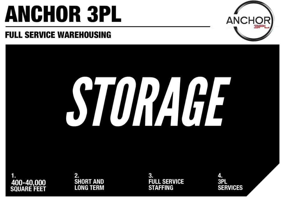 Anchor 3PL Fulfillment & Warehouse Storage