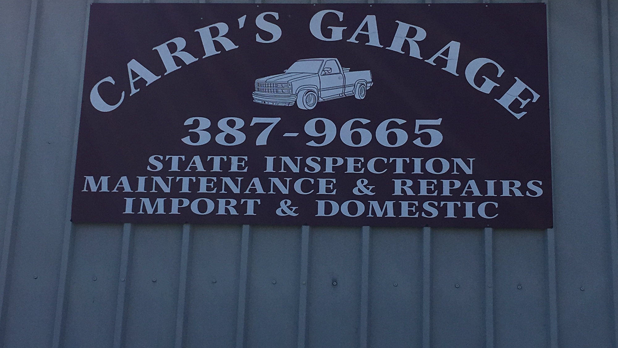Carr's Garage
