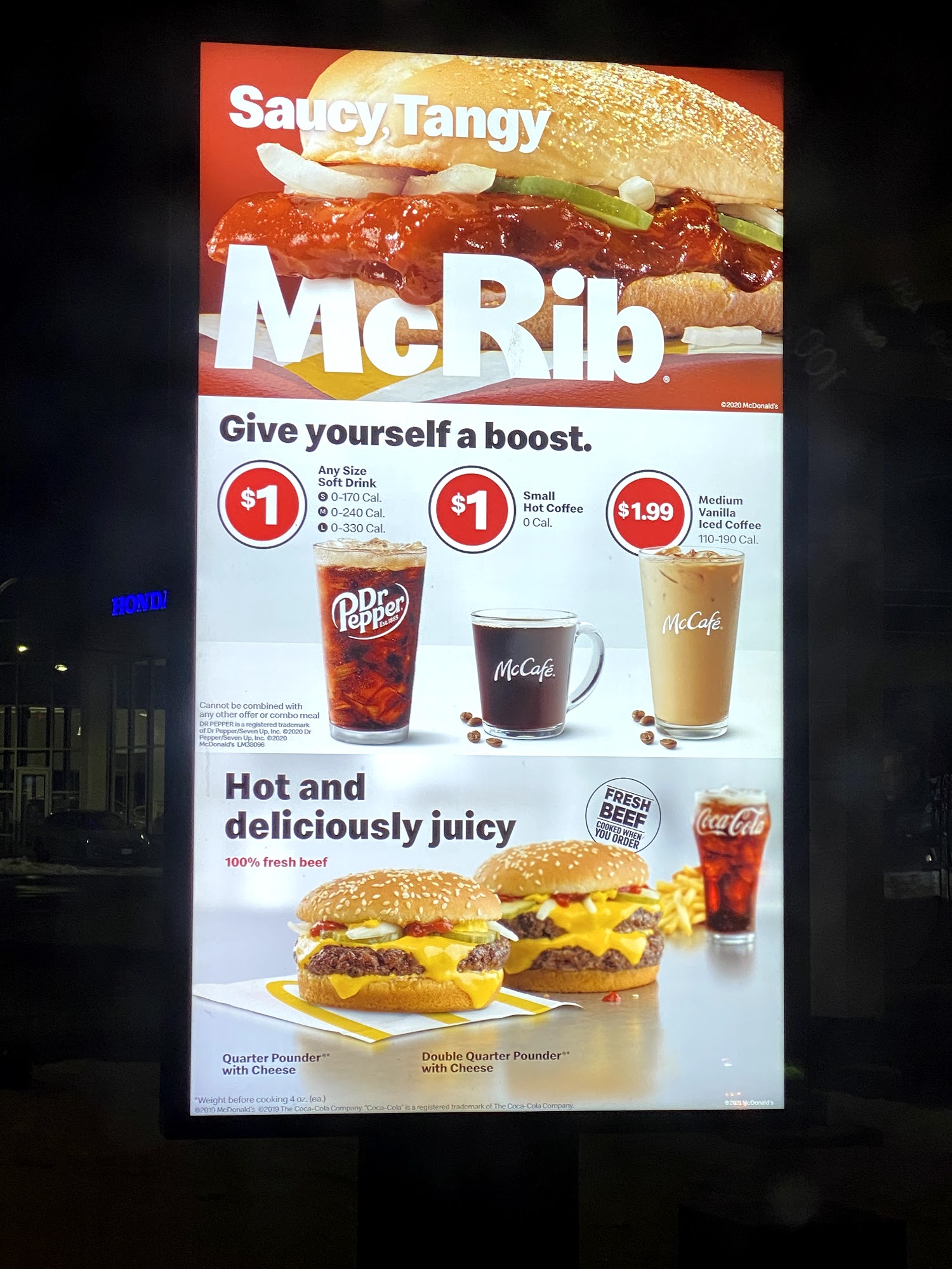 McDonald's Menu
