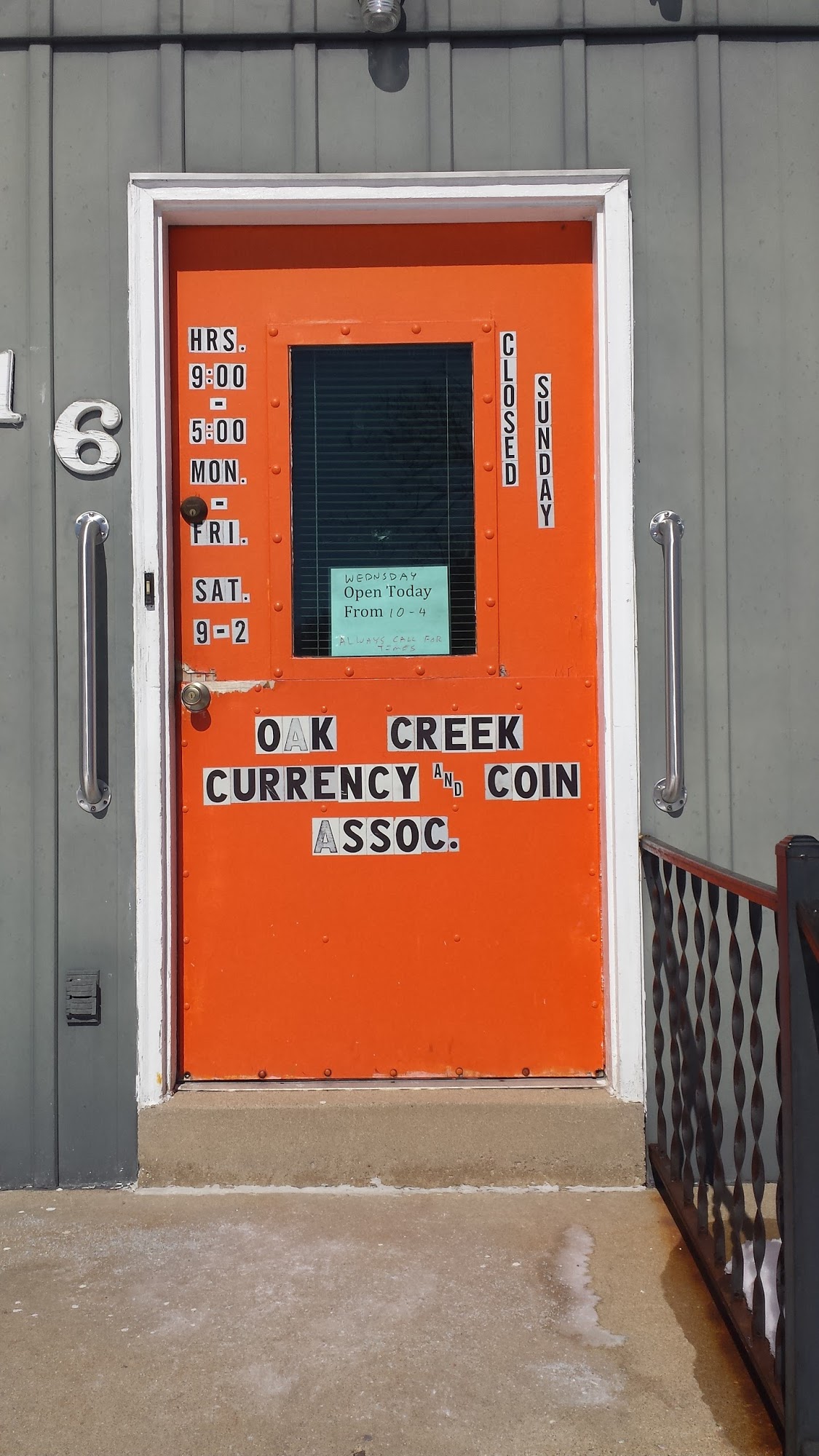 Oak Creek Currency & Coin